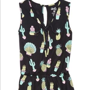 Flowers By Zoe Girl’s Print Romper